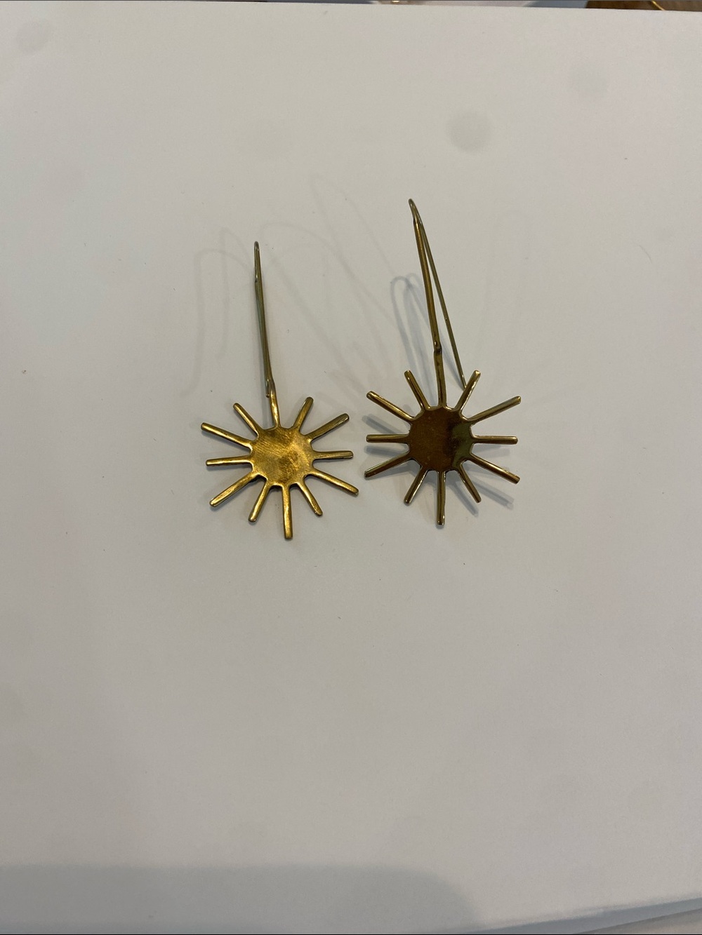 Gold Sunburst Hook Set -